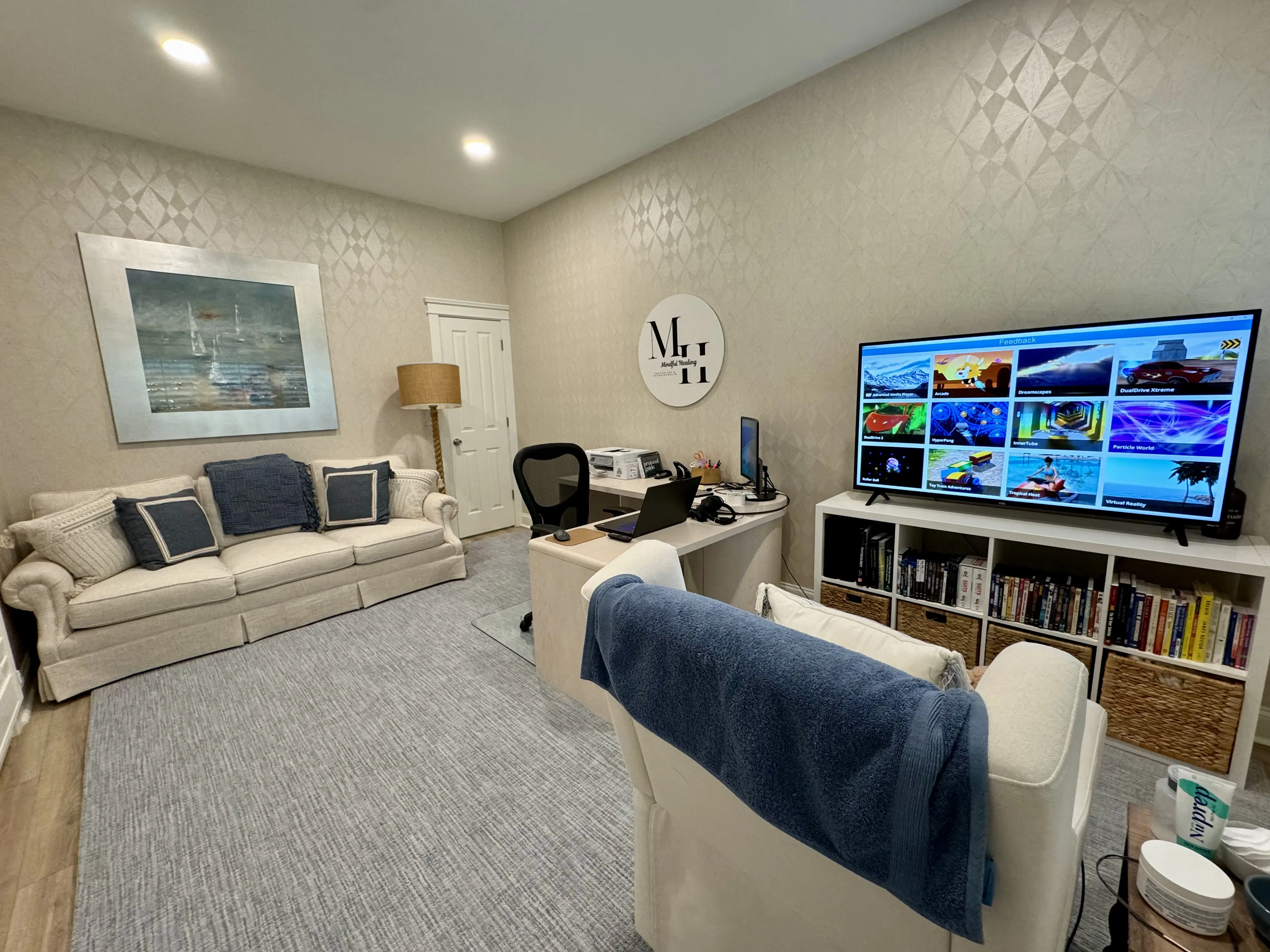 Encouraging mental health sign.